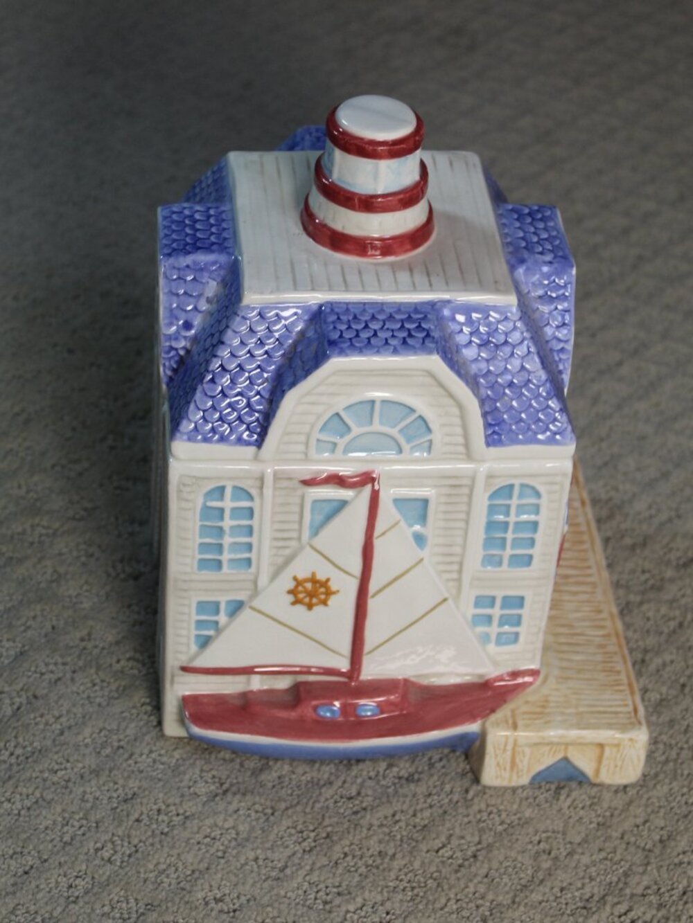 Regatta Club House Cookie Jar  Fitz & Floyd Omnibus 1996
